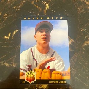 Chipper Jones rookie card 1993